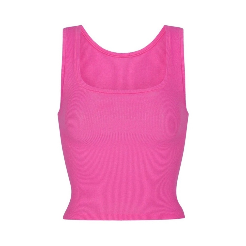 Vibrant Pink Sleeveless Top